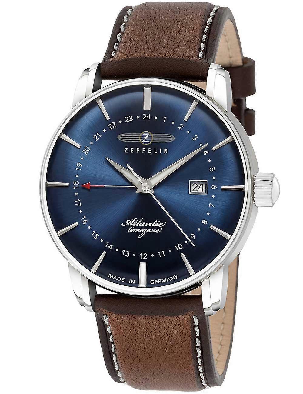 Zeppelin 8442-3 Atlantic GMT Men's 40mm 5ATM