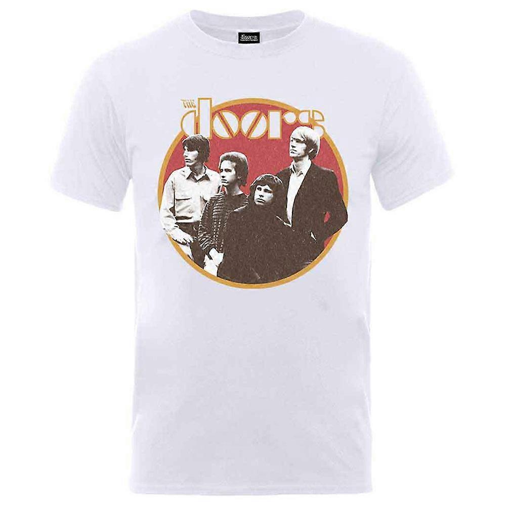 The Doors Retro Circle Band Logo T Shirt