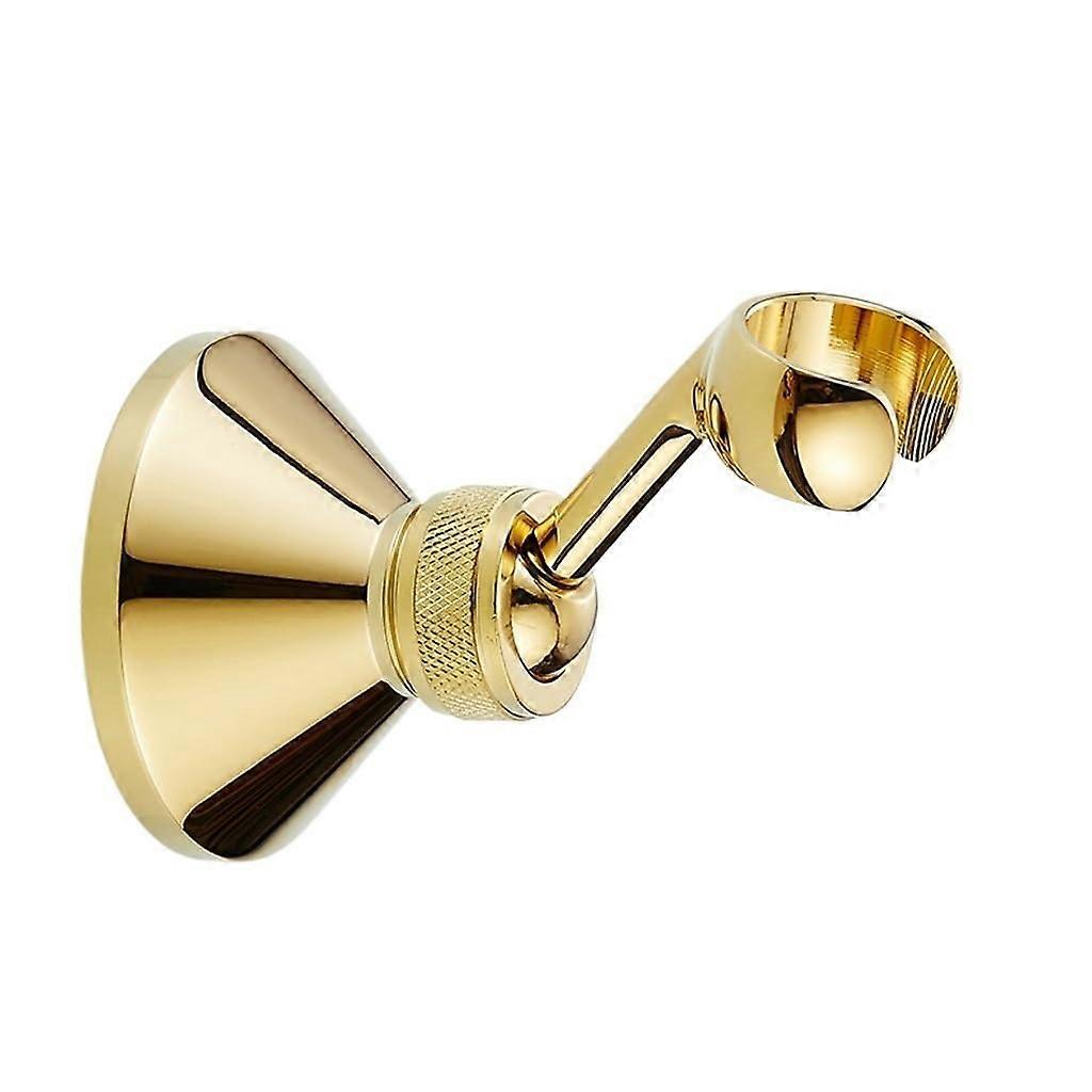 Adjustable Wall Mounted Black Shower Head Holder with Strong Suction Cup for Handheld Showers