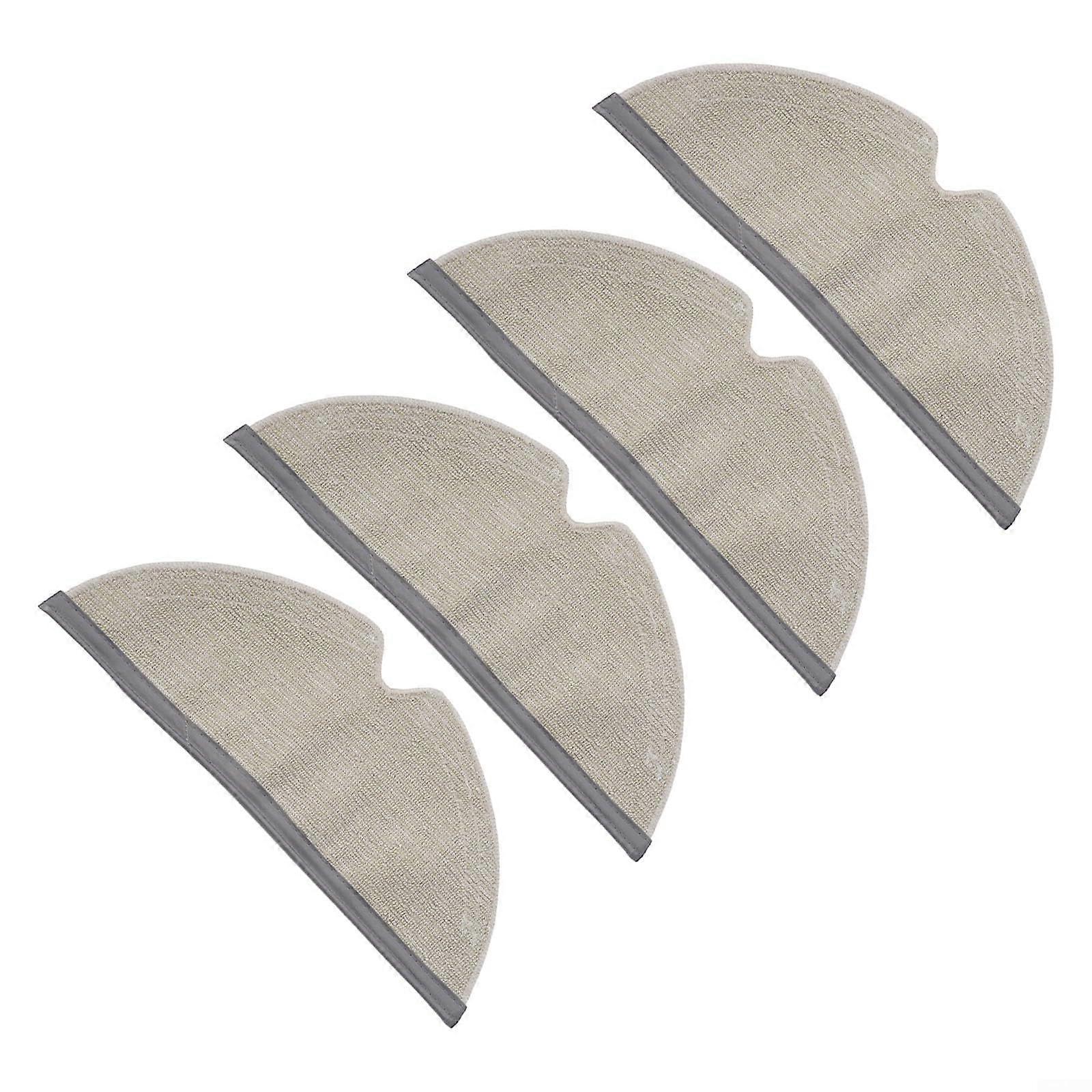 Q8 Max Mop Pads 4Pack Washable Microfiber Replacement Cloths for Roborock Q8 Max Plus Series