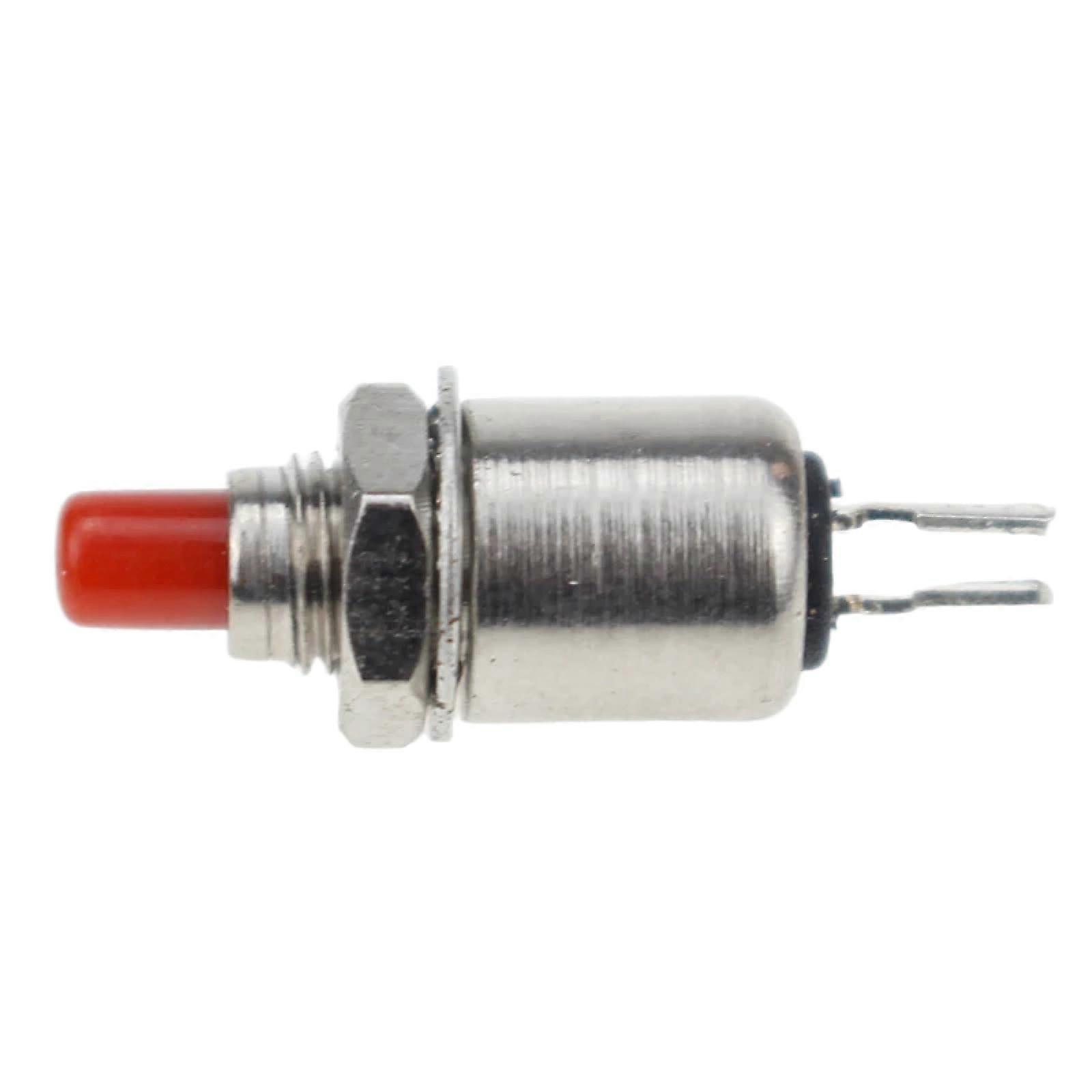 DS402 5mm Momentary Push Button Switch, Spring  Micro Switch, Red and Green, 0.5A 125V, 10 Pack
