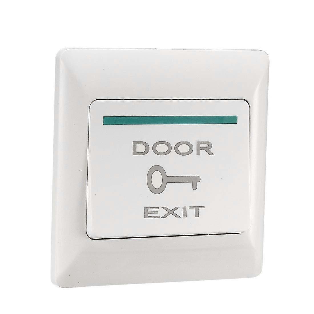 Push to Exit Button 86mm Door Access Control Switch with Automatic Reset and FlameRetardant Panel Ref:1783