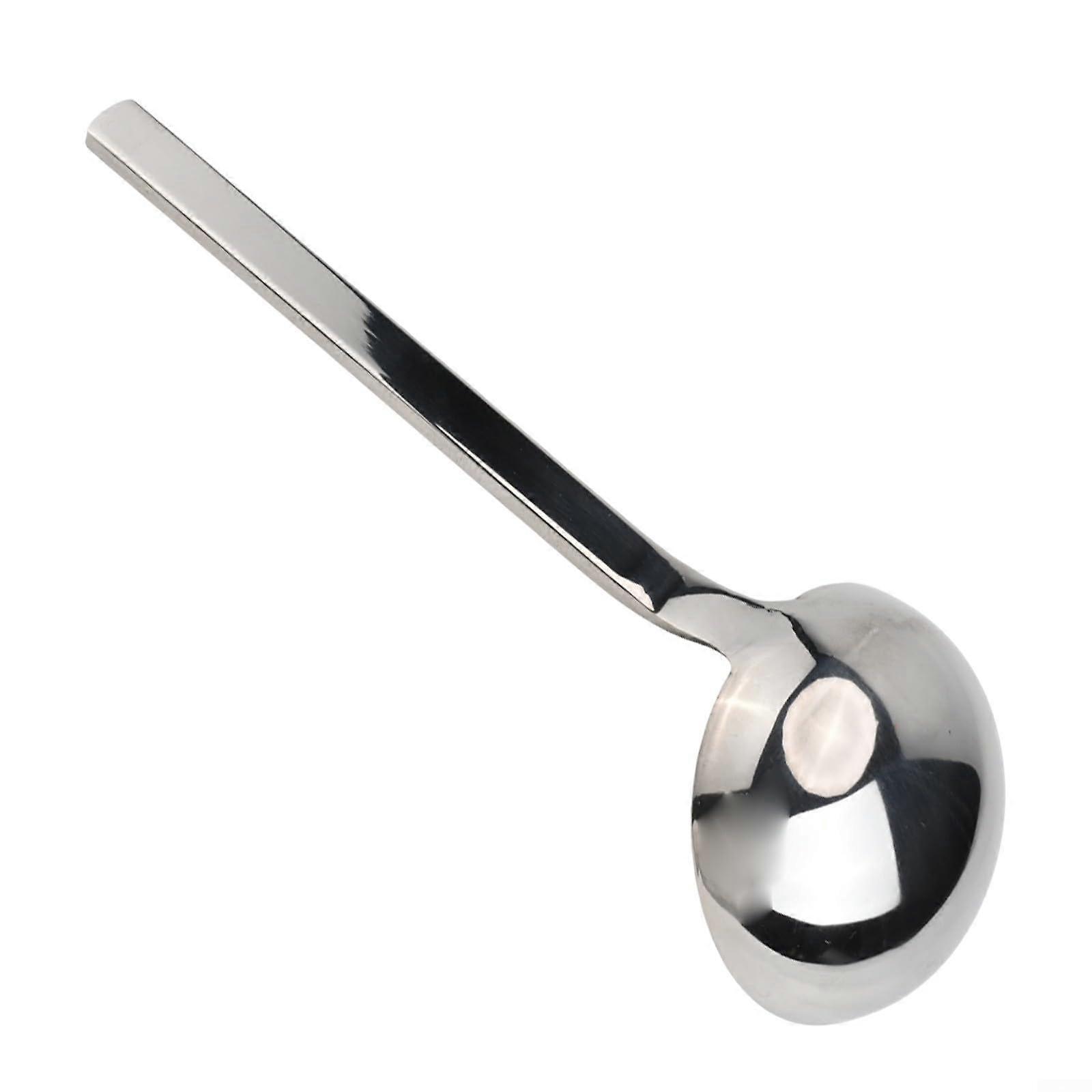 304 Stainless Steel Large Serving Spoon with Thickened Head, Polished RustResistant Finish