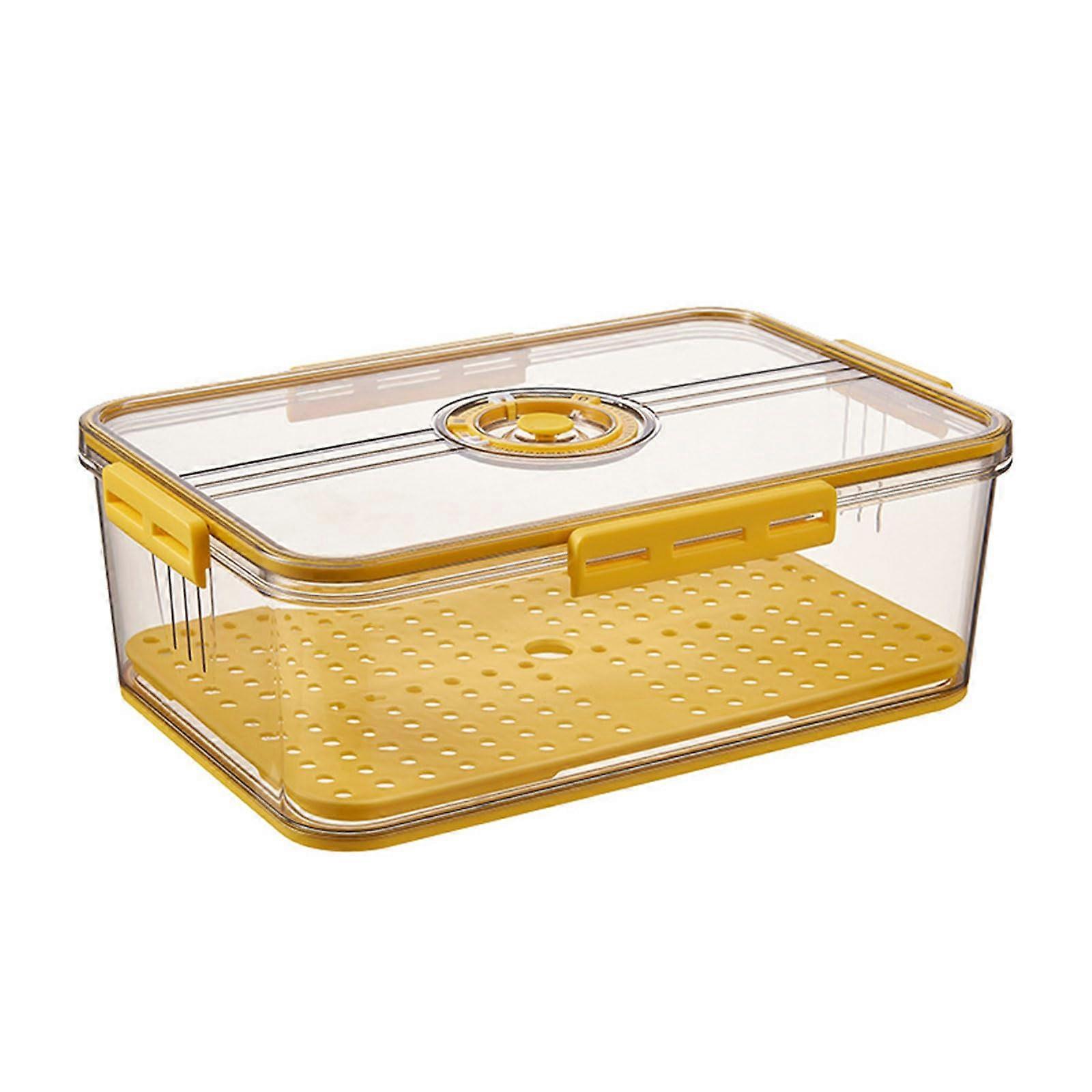 Airtight Bread Storage Container with Time Record Lid for Kitchen Counter and Office Use