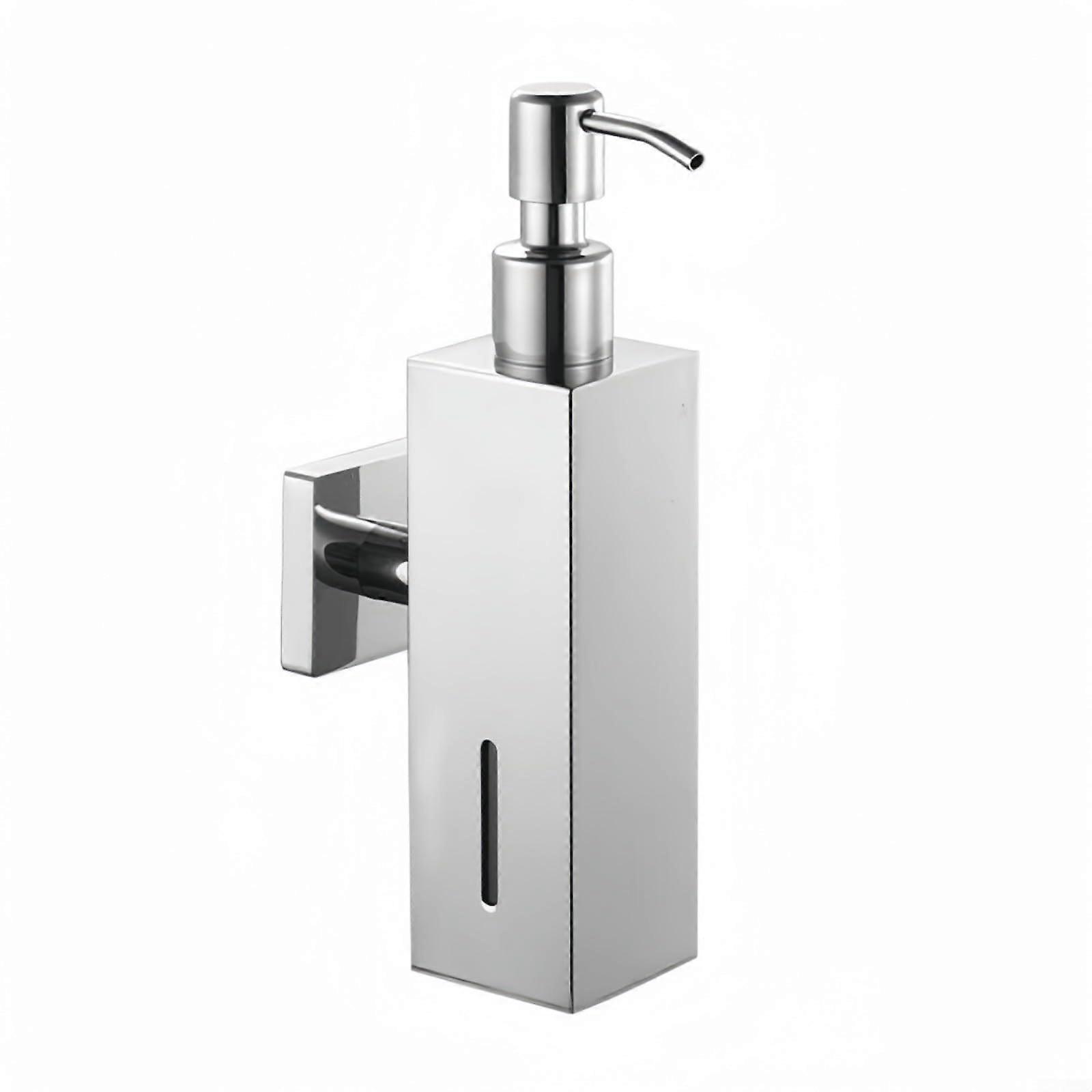 Wall Mounted Soap Dispenser 250ml RustResistant Stainless Steel for Kitchen or Bathroom