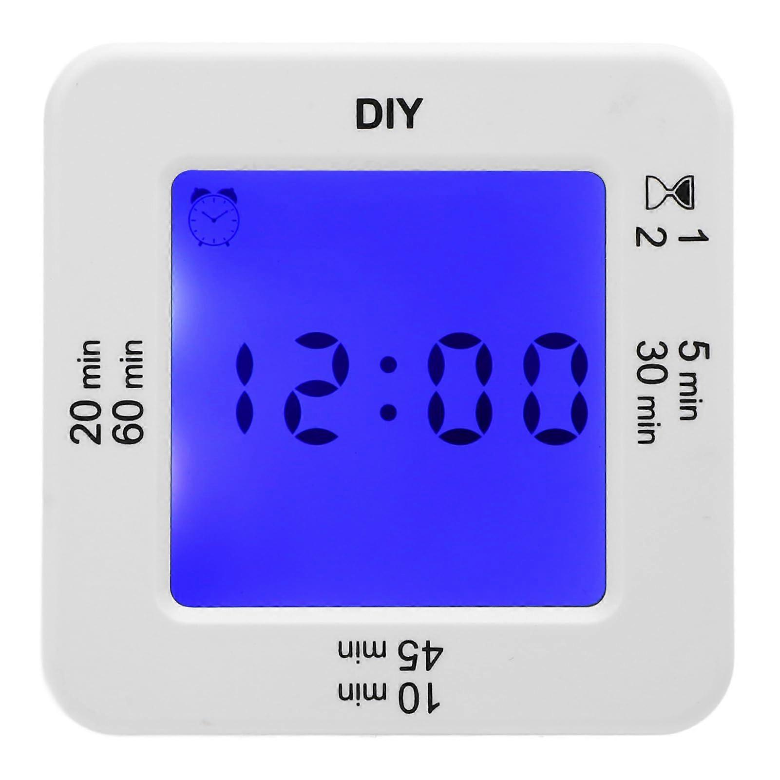 Digital Kitchen Timer with Large LED Display and 4 Alarm Modes for Cooking Baking Studying