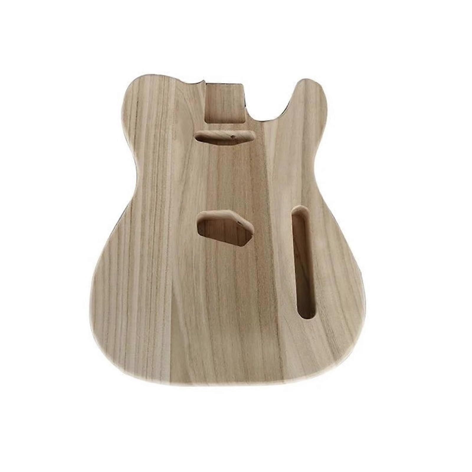 Unfinished Guitar Body Solid Wood Predrilled for DIY Replacement Build for Telecaster