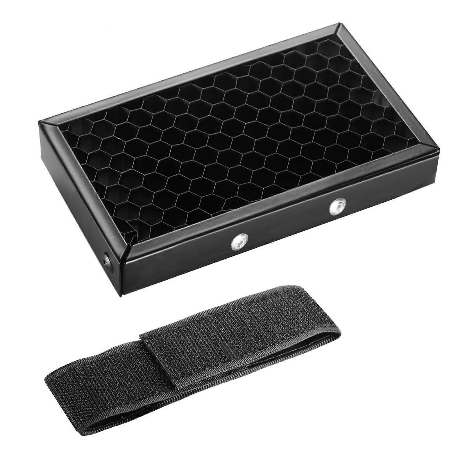 Flash Light Modifier with Detachable Comb Grids for Universal Camera Flash Grid Diffuser Control