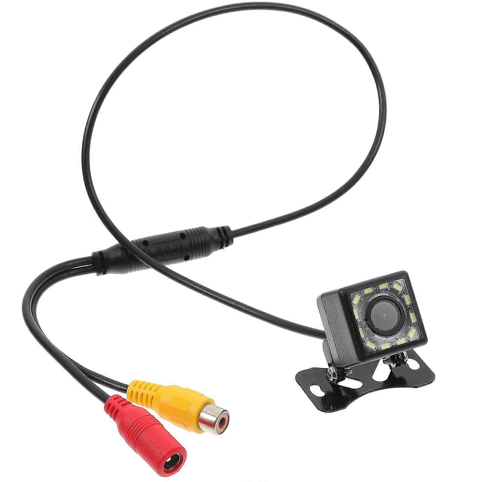 1pc Practical Car Reversing Camera Night Vision Car Rear View Camera with Light