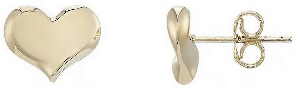 Mark Milton Heart Earrings - Yellow Gold