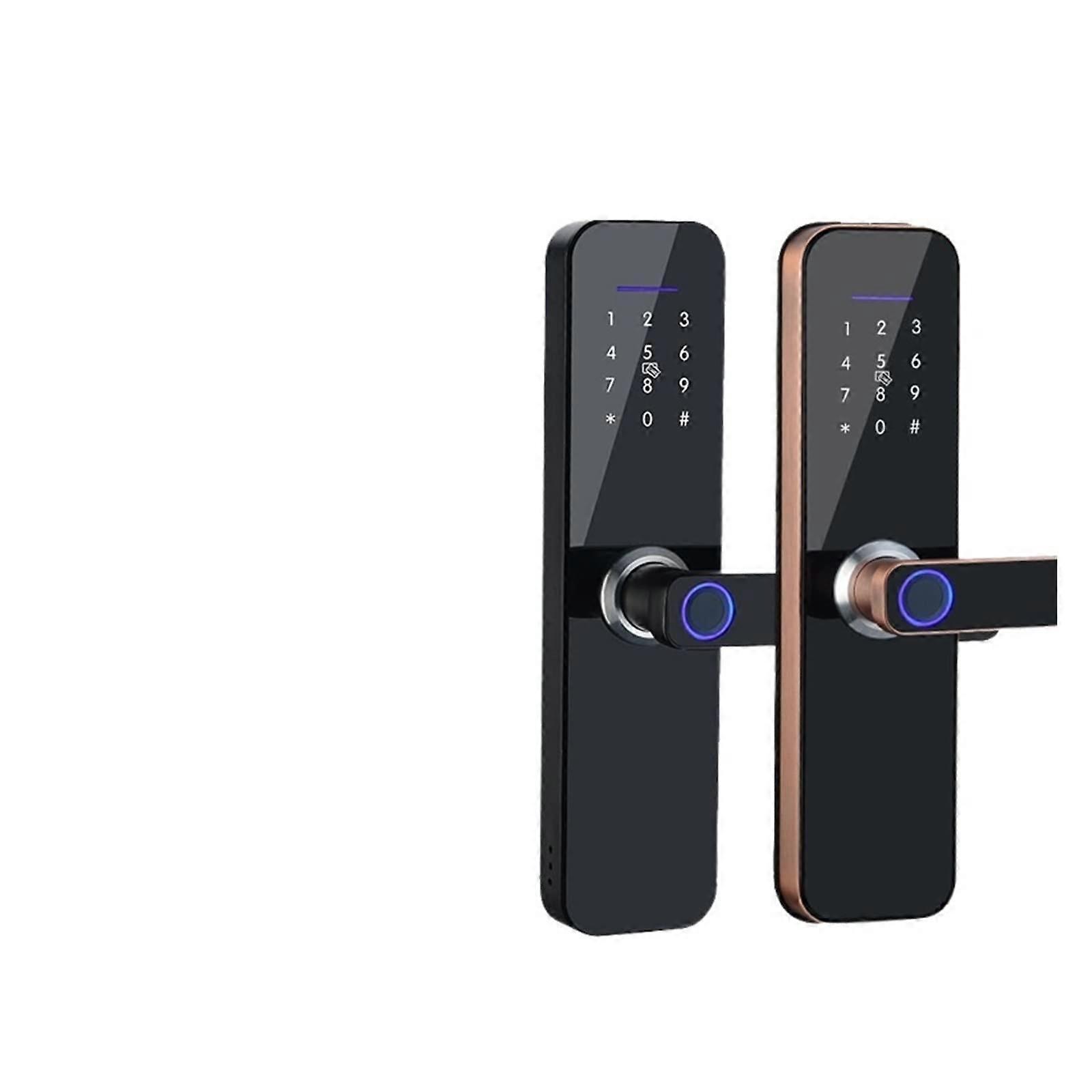 Encrypted Smart IC Card with Fingerprint Sensor for Door Locks, Fast Biometric Authentication, Rose Gold