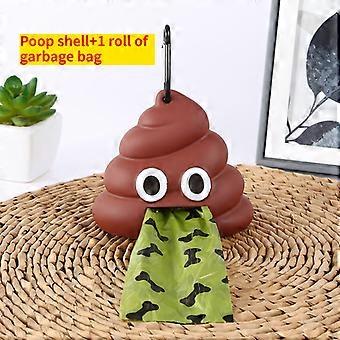 Cute and Functional Dog Poop Bag Holder for Leash Sturdy Dog Poop Bag Dispenser,Roll Bags