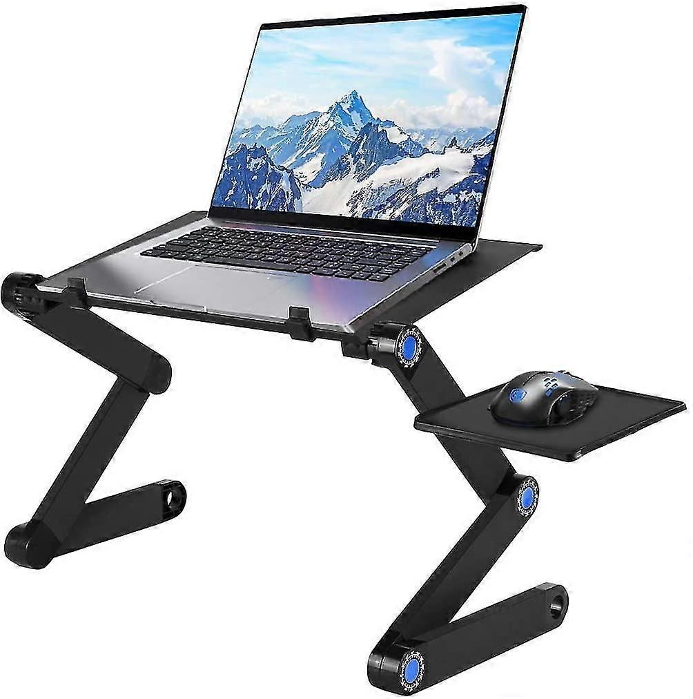 Adjustable Portable Laptop Stand Bed Desk Table Holder Riser Vertical Foldable Folding For Sofa Couch
