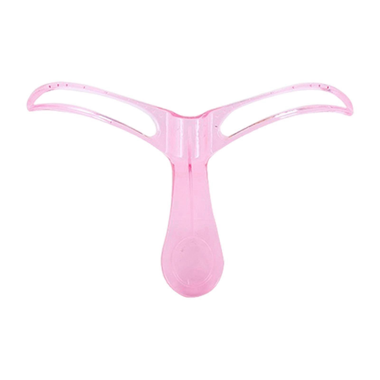 1/2/4/6Pcs Eyebrow Stencil Hollow Eyebrow Template with Handle Brow Mapping Guide Auxiliary Card