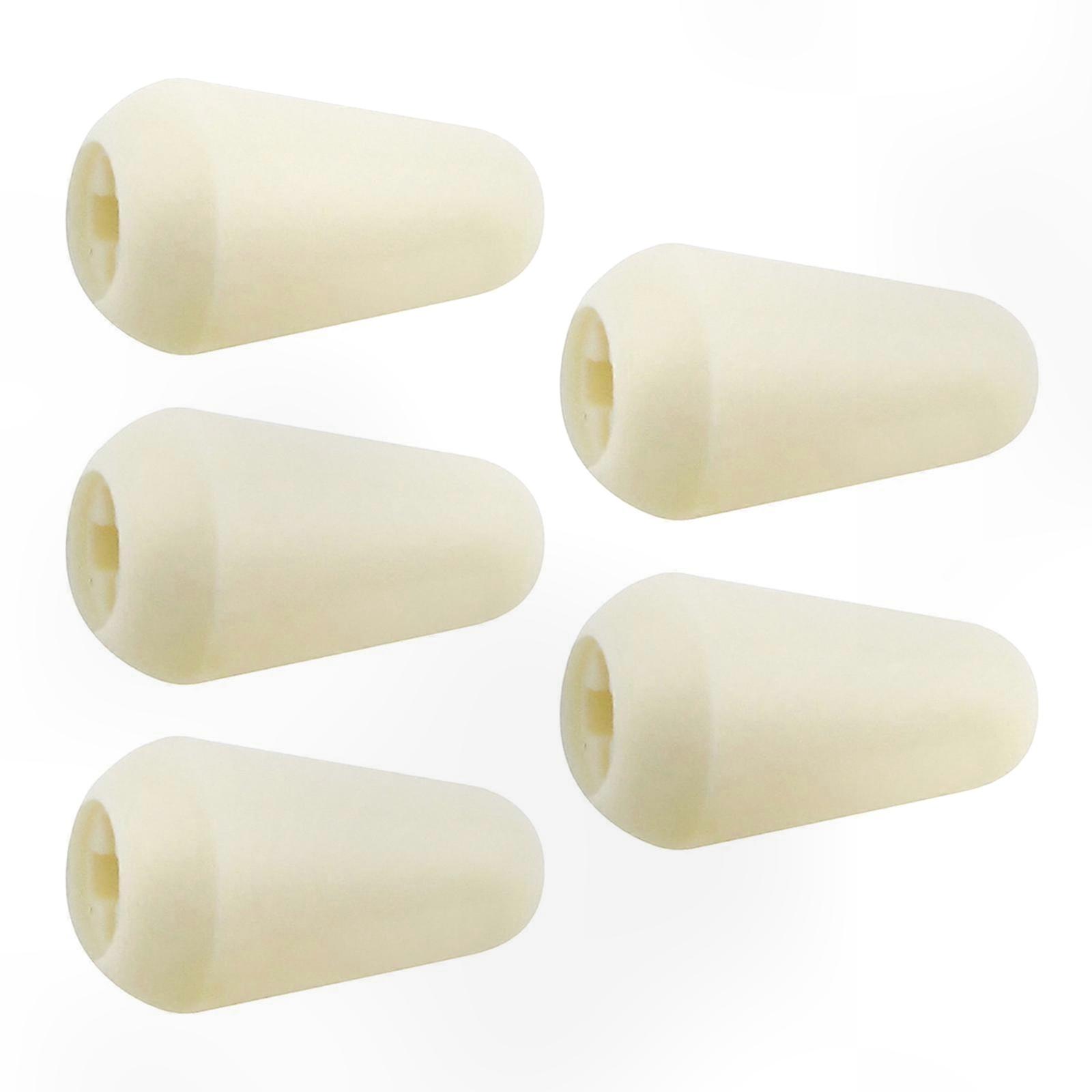 5-Pack Guitar Toggle Switch Knobs, 3/5 Way Selector Tips, 4mm Caps for Electric Guitar, Light Blue, 3.7mm Shaft Size