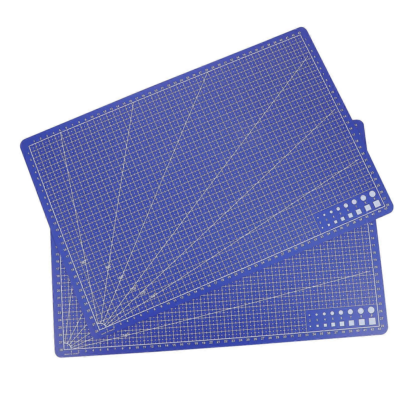 PVC Cutting Mat Single Side Cutting Pad 2Pcs for Crafting Use