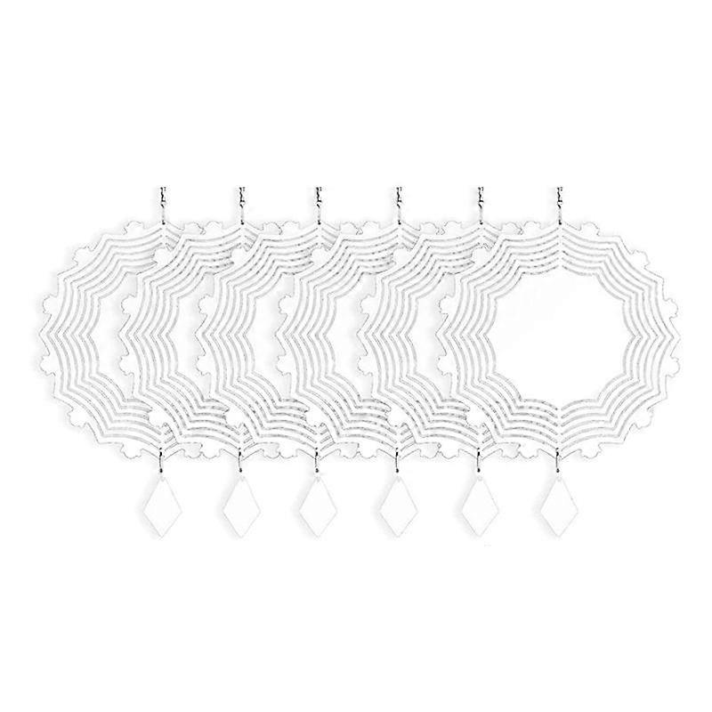 Sublimation Wind Spinner Blank,3D Double Spider Web Wind Spinners