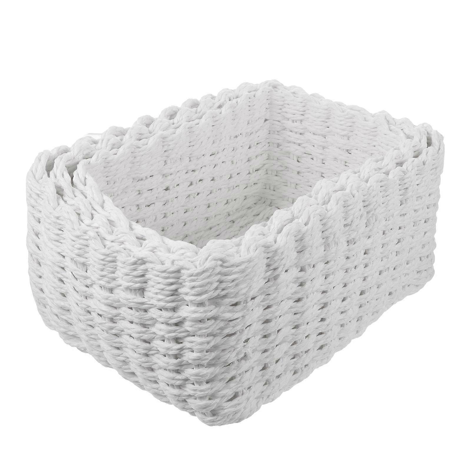 Kitchen Organizer White Multifunctional Storage Basket for Storage 3Pcs Set