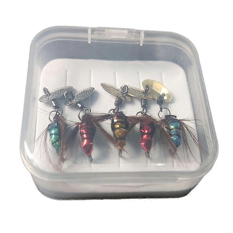 Sequin Lure Bait Artificial Fly Micro-Object Fishing Set Insect Hook