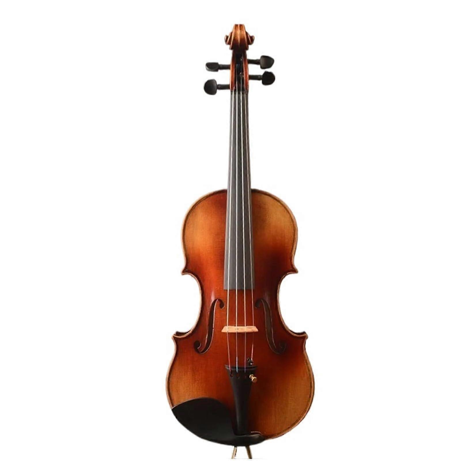 Full Size Beginner Violin for Adults with Durable Maple Back, Clear Balanced Tone, Stable Tuning