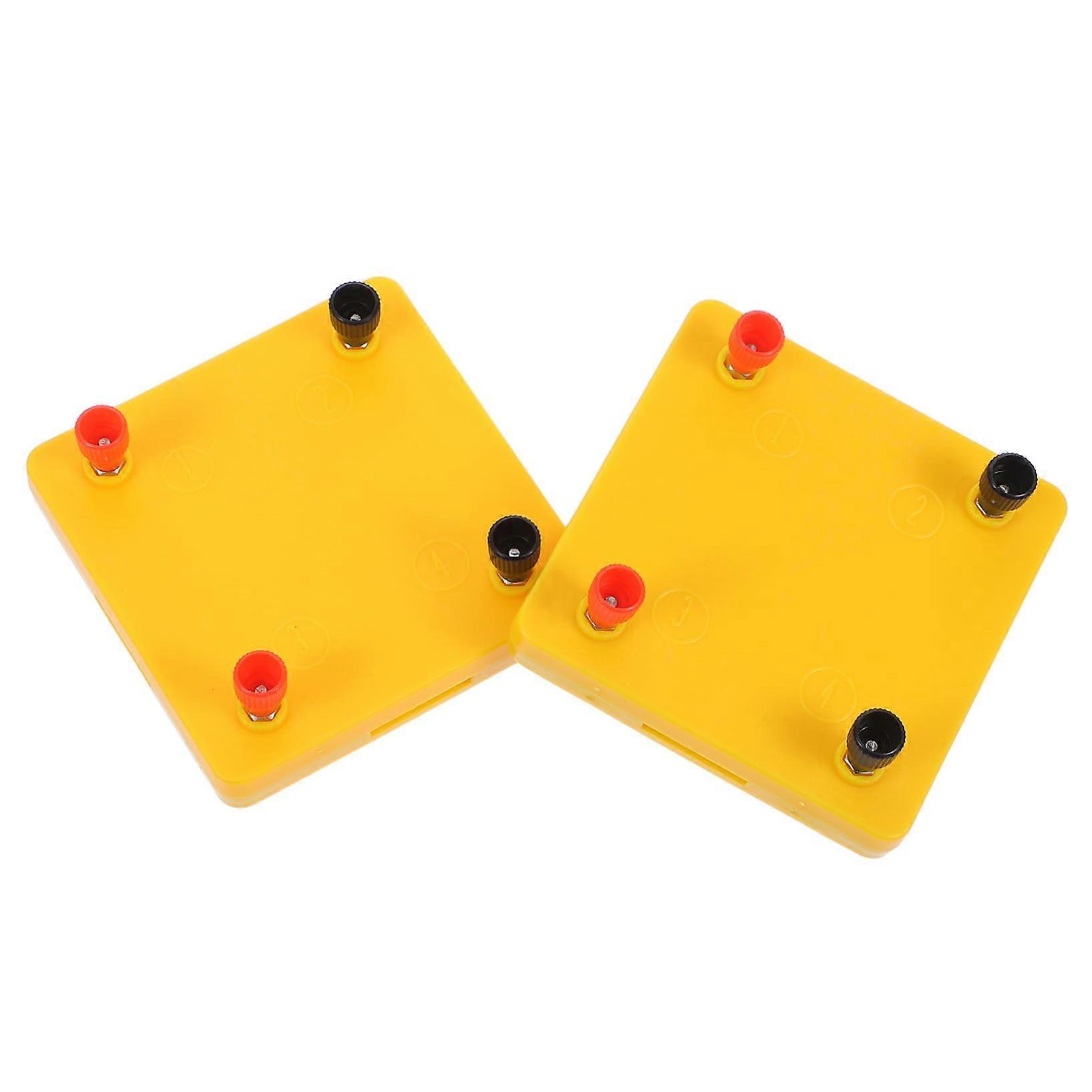 2pcs Science Experiment Kit with Reusable Circuit Components for Kids STEM Classroom Learning