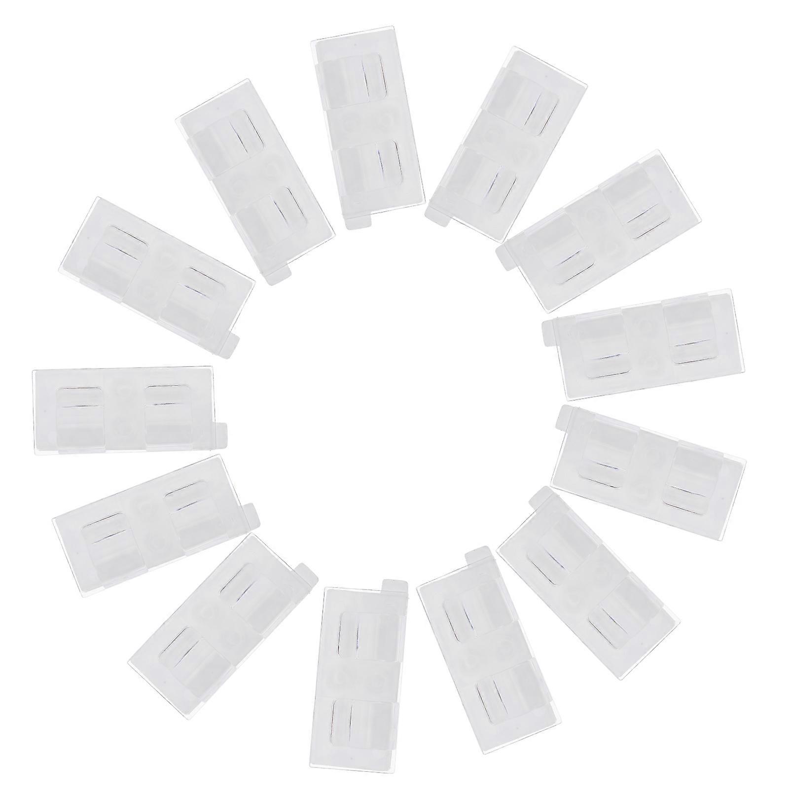 Clear Cable Clips for Outdoor String Lights Acrylic Hooks 80Pcs