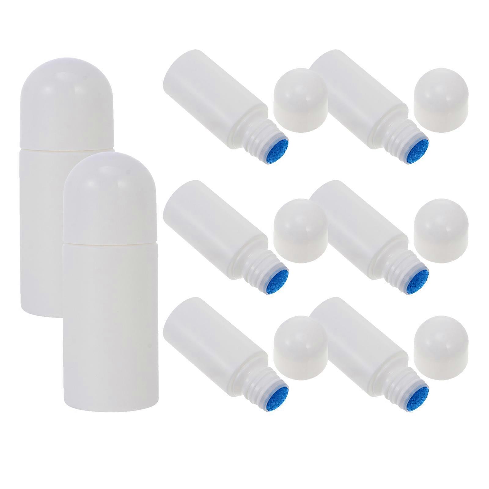 8pcs Liquid Sub Package Bottles Sub Package Container Sponge Liniment Bottles