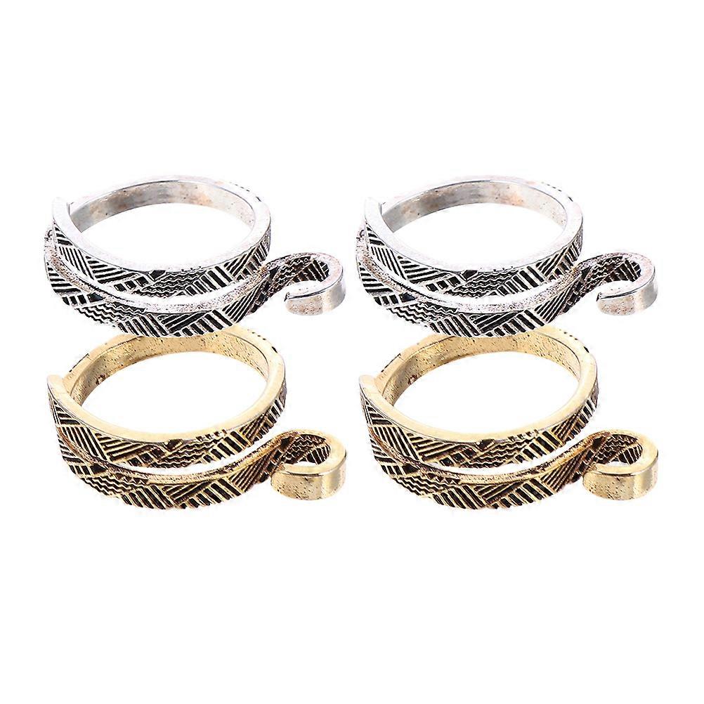 Creative Knitting Loop Ring for Sewing Tool 8Pcs Assorted Color