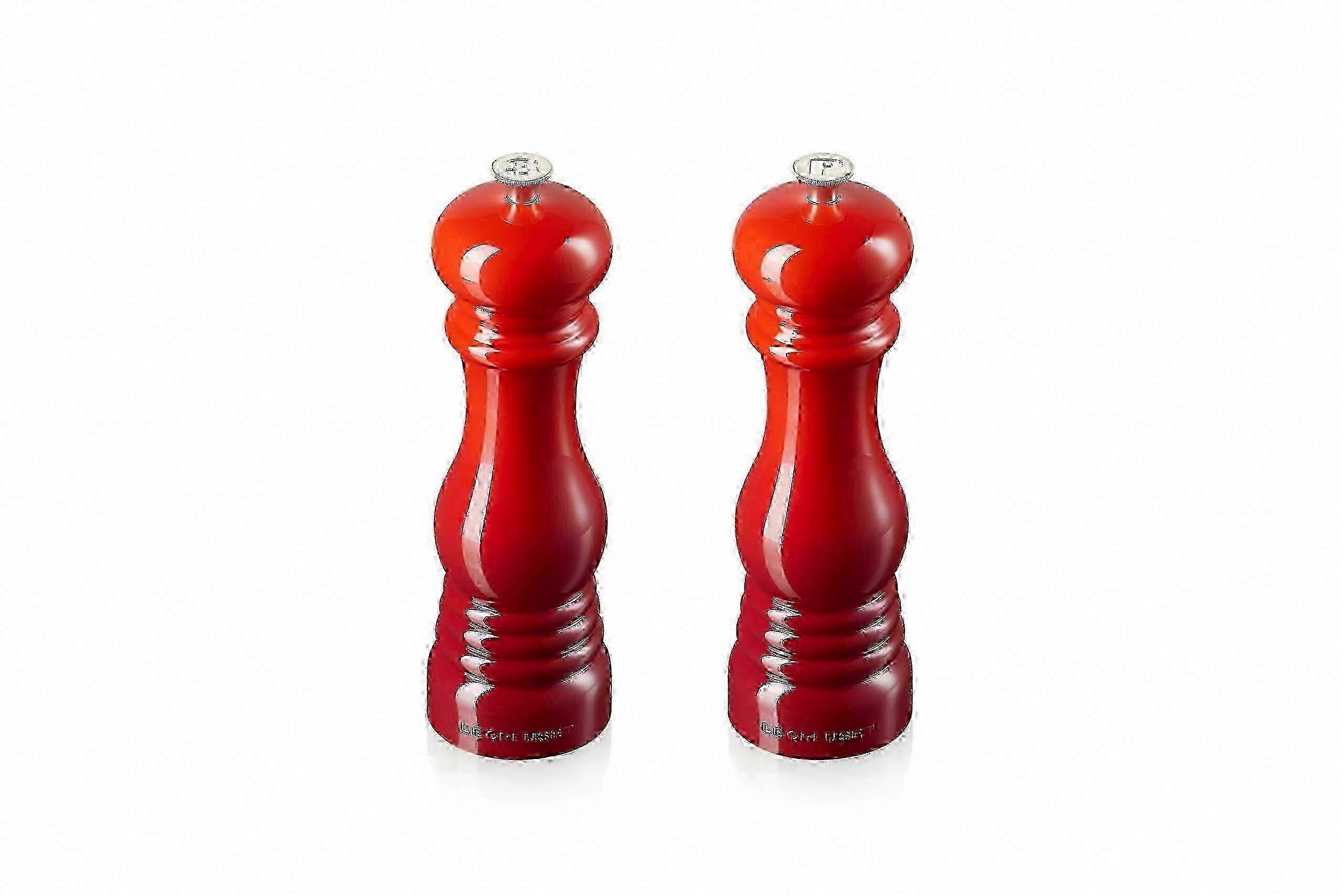 Conjunto de moedores de sal e pimenta de 8 polegadas em formato de cereja, modelo 0120.