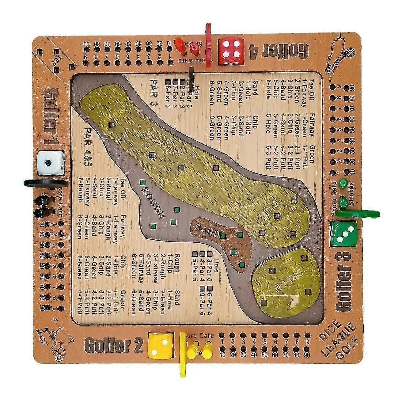 Tabletop Dice Golf Game