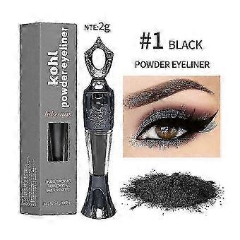 Natürlicher ägyptischer Eyeliner, handgefertigter natürlicher Puder-Eyeliner, langanhaltend, intensiviert die Farbe für Damen_DuibY