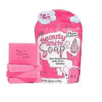 Beauty White Soap by You Glow Babe, 5 Bars x 70g,dbIAOS
