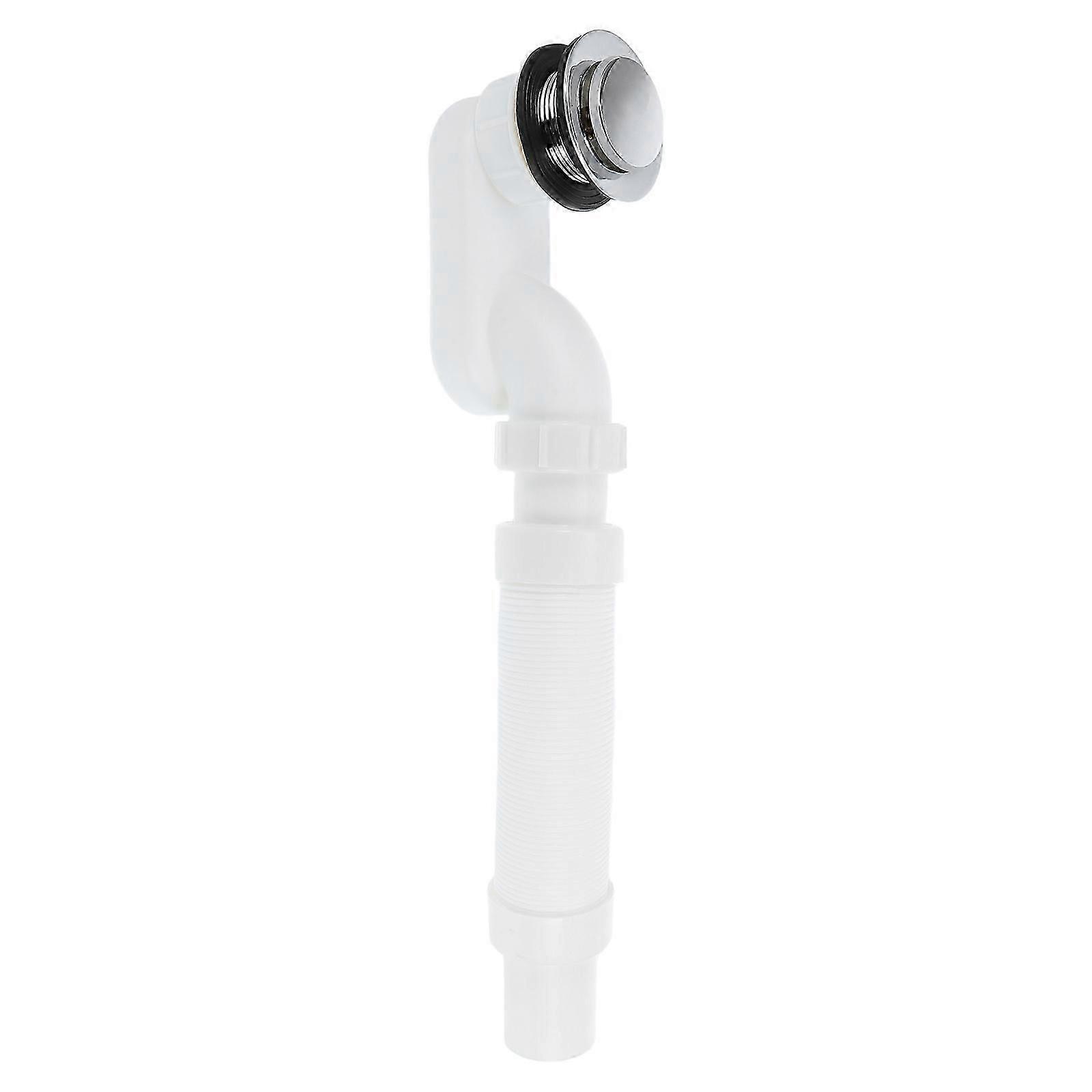 Flexible Bathtub Drain Pipe with Threaded Design for Bathroom