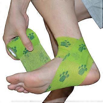 Self Adhesive Wrap Bandage Tape Pet Flexible Cartoon Printed First Aid 5cmx4.5m