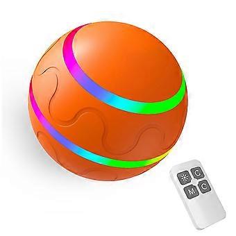 Smart Ball für Haustiere, interaktiver Welpen-Haustierball mit Fernbedienung und LED-Licht, wiederaufladbarer Smart Wicked Busy Ball für Hunde Katzen