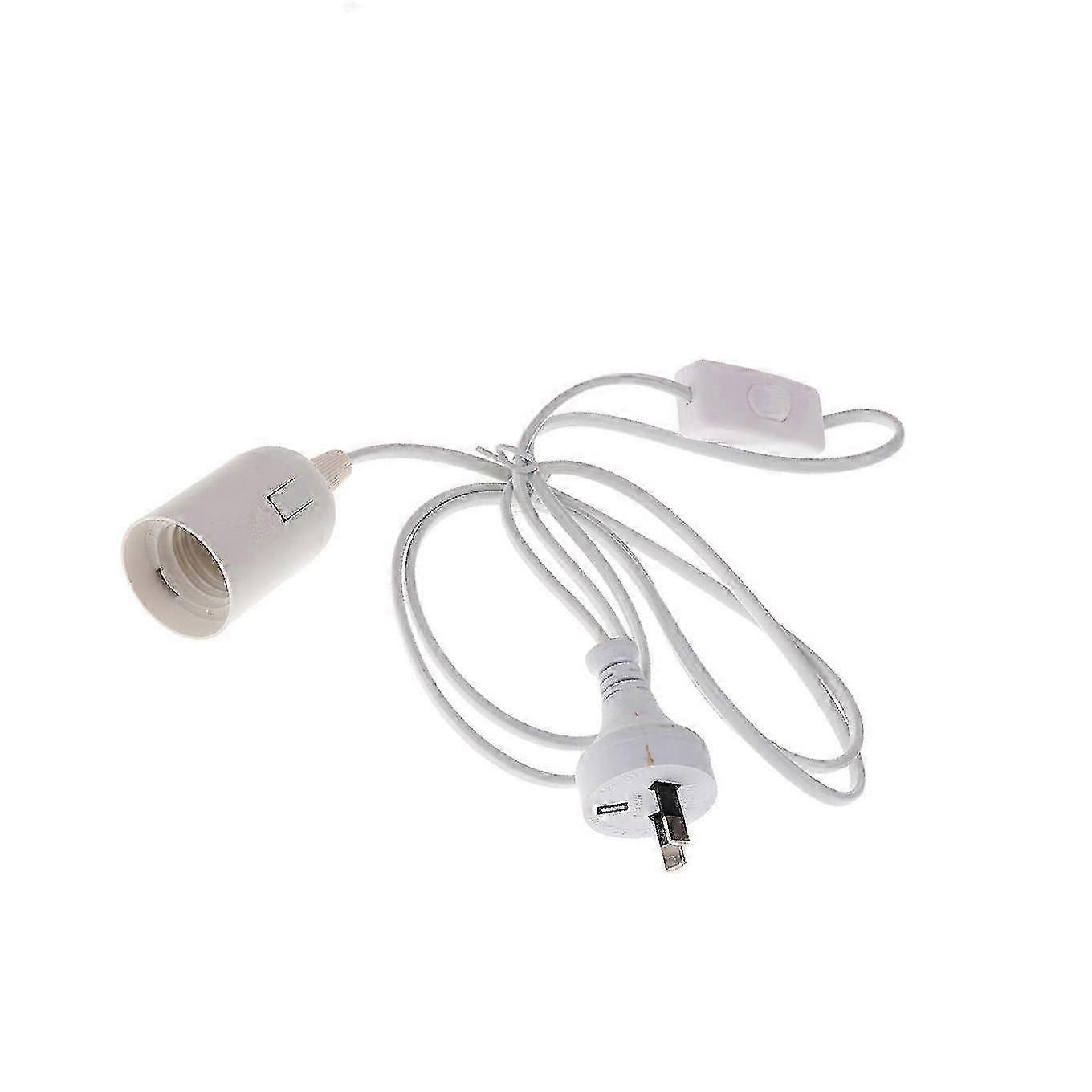 Cable Plug in Pendant Light Fitting with On/Off Switch E27 Lamp Holder AU