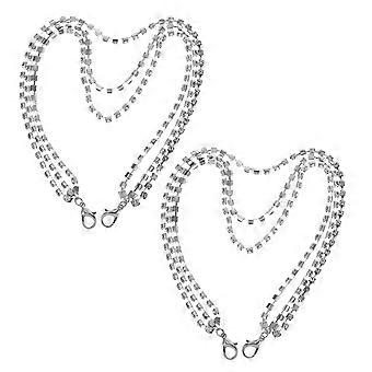 1 Pair Women Shoe Chains Shoe Lace Jewelry Boot Chains Jewelry Layered Shoe Charms