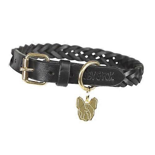 Digby & Fox Plaid Leather Dog Collar