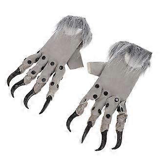 1 Pair Halloween Carnival Gloves Party Decorative Gloves Plush Gloves Party Supplies