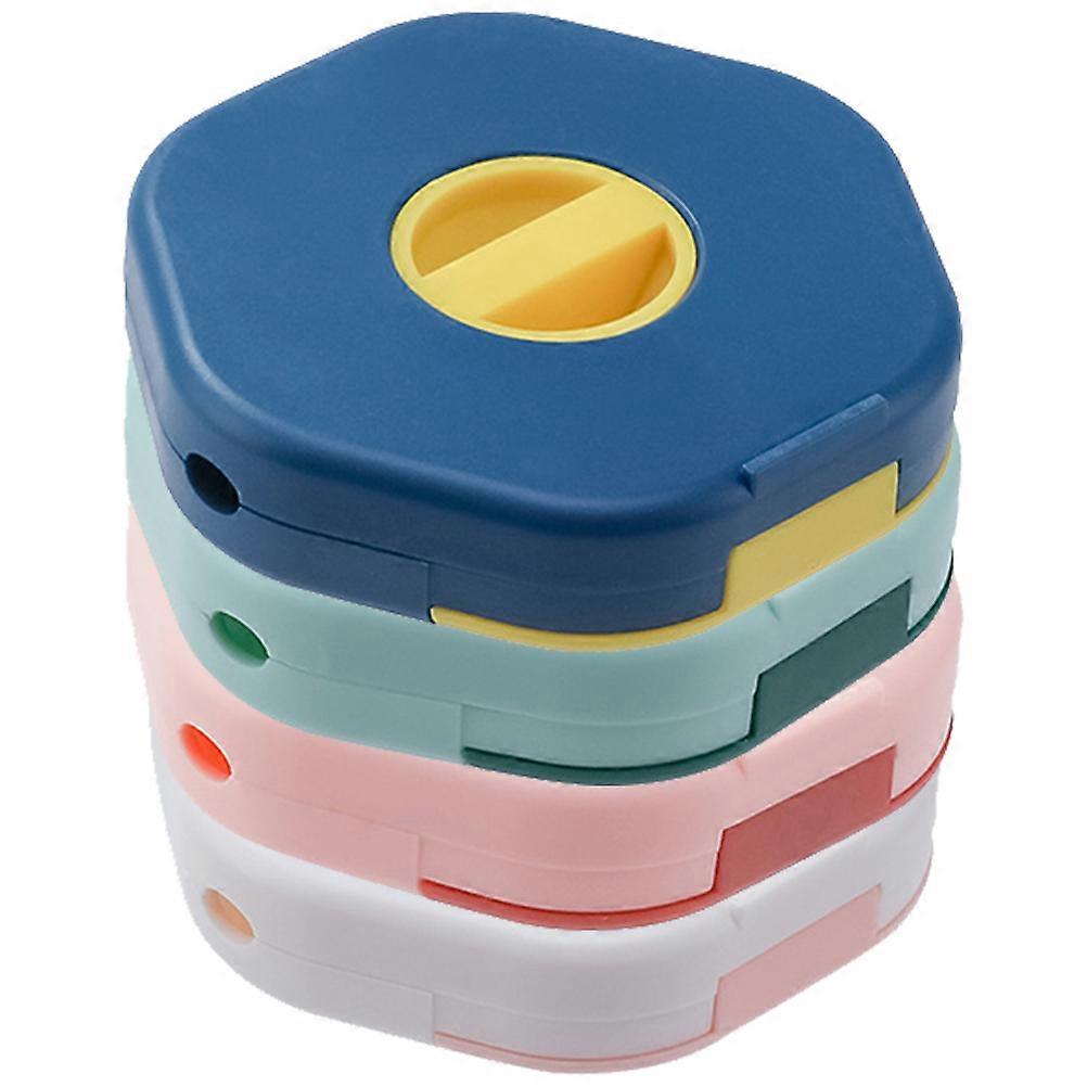 4pcs Cable Management Box Portable Data Cable Storage Box Data Cable Winder