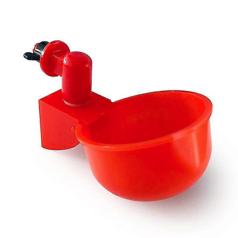 Poultry Drinker Drinker Cups 5 Pieces Red