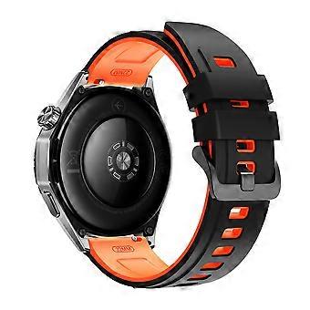 Correa de silicona de dos colores de 22 mm para Samsung Galaxy Watch3 de 45 mm, Watch de 46 mm y Gear S3 Classic.