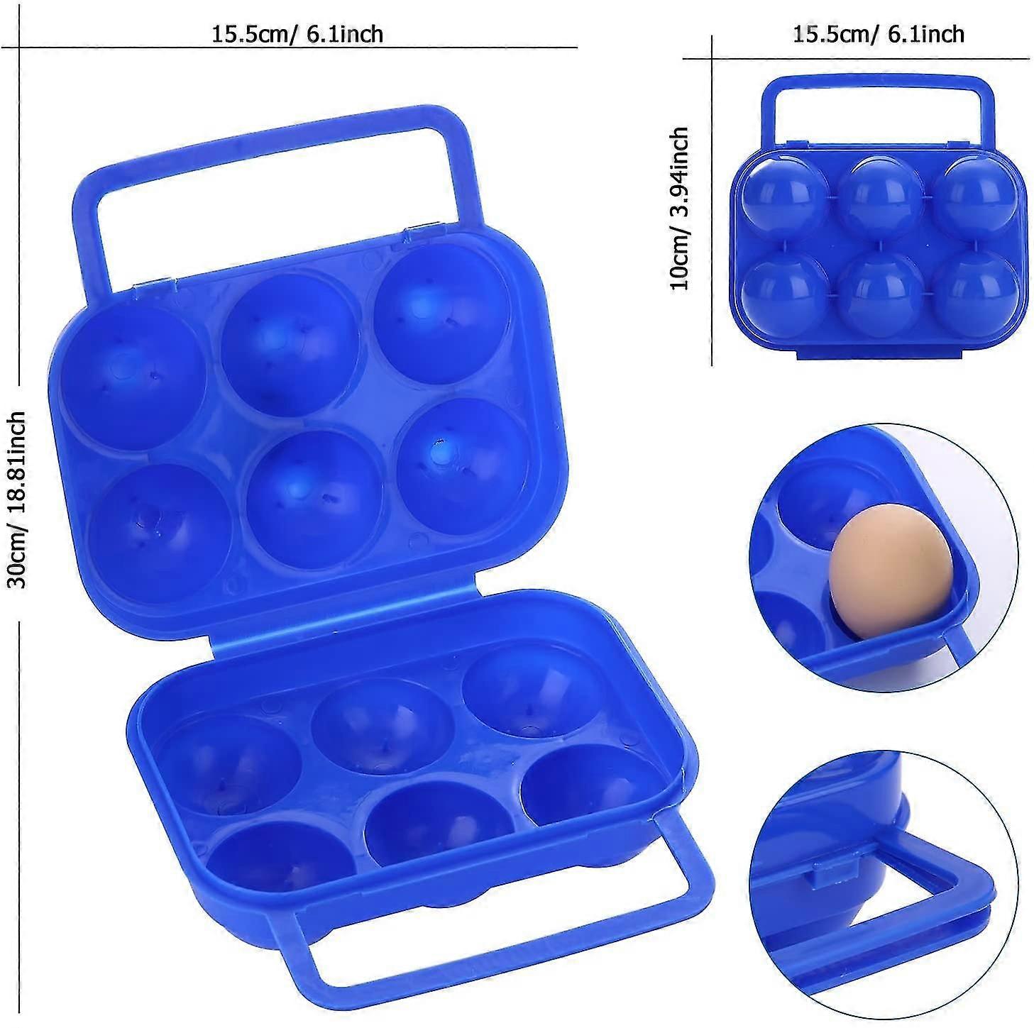 Egg Carriers+handle,eggs Shockproof Container,portable Storage Case