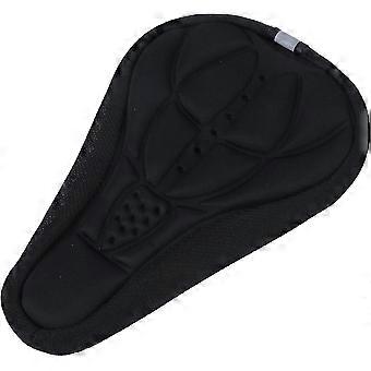 Cycling Bicycle Gel Pad Seat Saddle Cover 3d Soft Cushion (black)(1pcs)