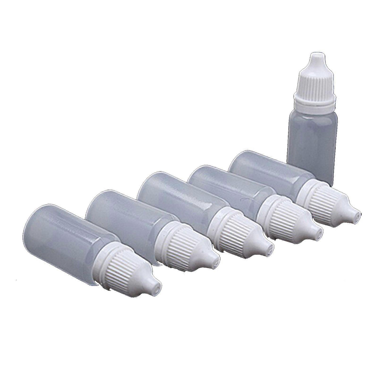 5 Pcs Durable 5-100ml Empty Plastic Squeezable Dropper Bottles Eye Liquid Dropper kaesi