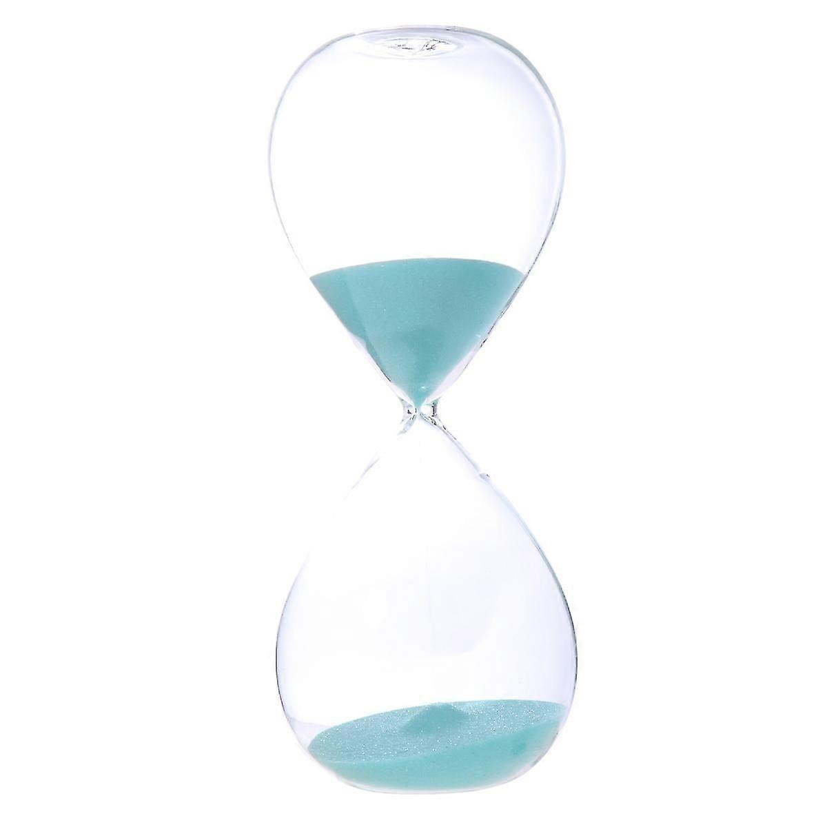 Sand Clock Timer Transparent Glass Sand Clock Modern Sand Clock Timer Creative Sand Clock (Sky-blue)
