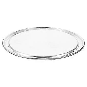 Round Pizza Pan Lid Non Stick Bakeware Pizza Pan Lid  Aluminium Alloy Restaurant Pizza Pan Lid (L)