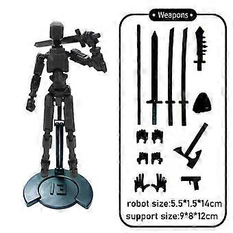 Mehrgelenkige Actionfigur, 3D-Druck-Prototyp, Lucky 13 Puppe, Ganzkörper-Aktivitätsroboter, Dekompressionsspielartefakt, AA