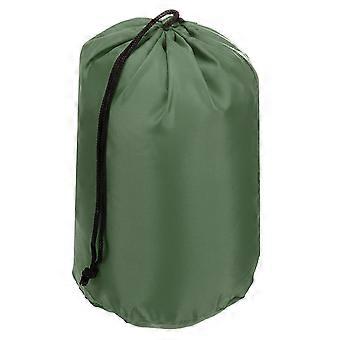 Waterproof Stuff Sack 14x26 Inch Camping Storage Bag with Drawstring and Round Bottom for Hiking Travel Dark Green