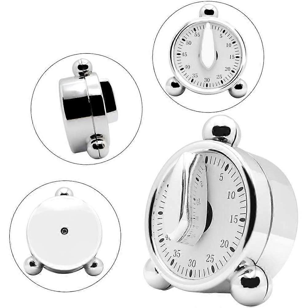 Kitchen Timer Countdown Alarm Clock 60 Minutes Mechanical Visual Timer for